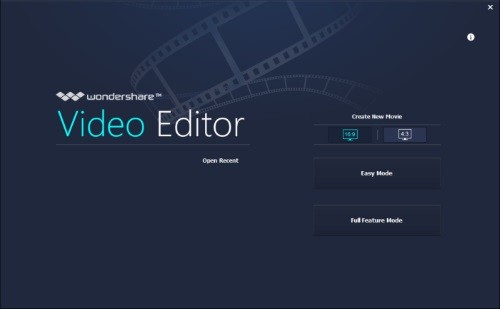 واحهة Wondershare Video Editor